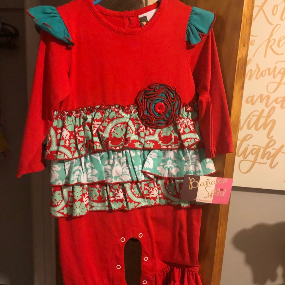 Banana Split Romper